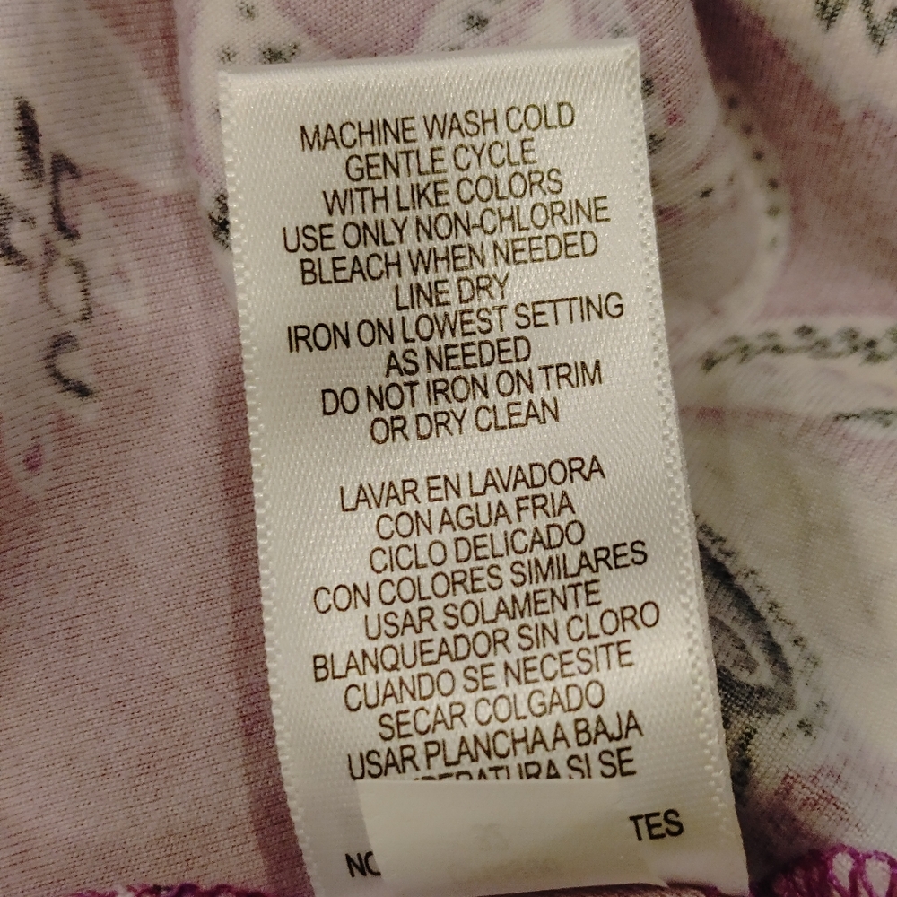 52 SEVEN FLORAL LONG DRESS, PURPLE S - Picture 9 of 9